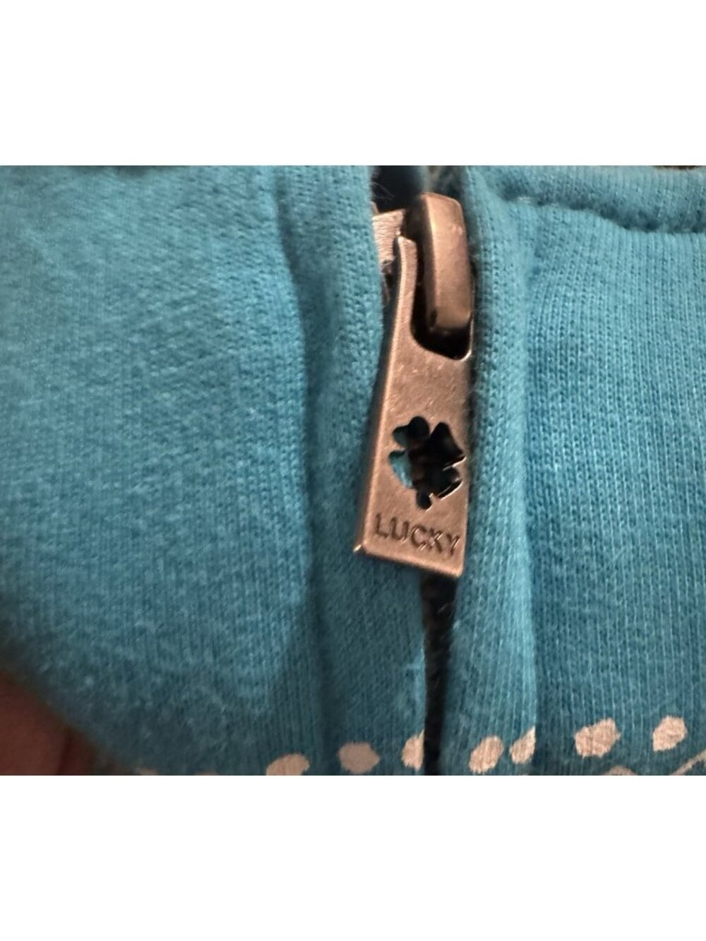 Lucky Brand Girls Hoodie Sweater  Full Zip Fleece Lined Multicolor Size 14/16 - Picture 4 of 7